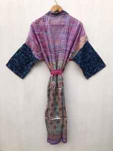 Kimono de Seda con Diseño Bohemio Vibrante y Elegante, Perfecto para la Temporada de Verano, Abierto por Delante, para Mujer, Traje de Playa - Product Image 3