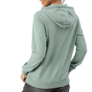 เสื้อฮู้ดผู้หญิง AMS SPORTS INTL สีพื้น แขนยาว สวมใส่สบาย ผ้าฟลีซน้ำหนักเบา ทรงหลวม ป้องกันรอยยับ - Product Image 2