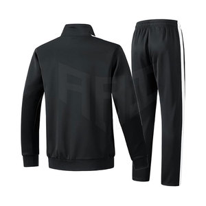 Ensemble de survêtement pour homme, deux pièces, décontracté, à porter au quotidien, couleur unie, coupe confortable, style tendance - Product Image 2