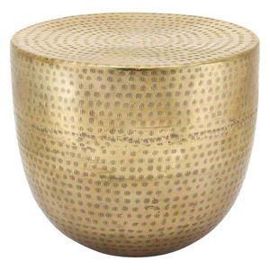 Contemporary Industrial Metal <b>Coffee</b> <b>Table</b> with Strong Geometric Base and Scratch Resistant Powder Coating - Product Image 4