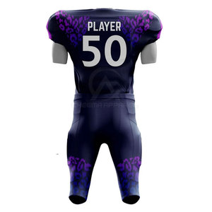 Conjunto de Uniforme de Fútbol Americano con Material de Poliéster Diseñado para Entrenamientos de Equipo, Juegos y Actividades Deportivas Escolares - Product Image 2