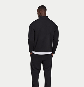2026 OEM Winter <b>Men's</b> Breathable Quarter Zip Fleece <b>Pullover</b> Sweatshirt Washed Garment Dyed 100% Polyester - Product Image 3