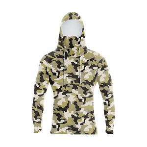 เสื้อฮู้ดดี้ตกปลาสำหรับผู้ชาย เสื้อฟลีซสำหรับล่าสัตว์ เสื้อฮู้ดดี้แขนยาวติดกระดุมสำหรับตกปลา แห้งเร็ว - Product Image 2