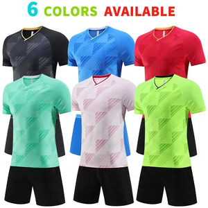 Conjunto de Uniforme de Fútbol de Alta Calidad y Bajo Precio, Sublimado con Impresión Térmica, Poliéster, Unisex, Tallas Grandes, Transpirable, OEM, ODM, Protección UV para Verano - Product Image 2