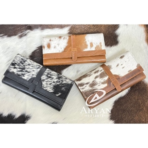 New Real Handmade Genuine Cowhide Leather <b>Wallets</b> for Women Slim <b>Wallet</b> <b>Trifold</b> High Quality Leather Western Clutch Purse <b>Wallet</b> - Product Image 1