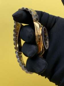 BOJ Plain R.O.L.E.X.49 36mm Gold Tone Stainless Steel Mechanical Automatic Analog Wrist <b>Watch</b> For Women At Low Price Hot Sale - Product Image 2