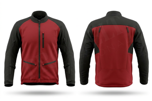 เสื้อแจ็คเก็ตมอเตอร์ไซค์แบบสั่งทำพิเศษ น้ำหนักเบา บุฟองน้ำเพื่อความปลอดภัย ซิปเต็มตัว ผ้า softshell สำหรับกีฬากลางแจ้งและการขี่มอเตอร์ไซค์ - Product Image 3