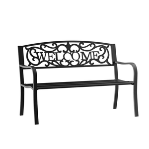 Outdoor Garden Bench Chair Stylish Patio Furniture for Comfortable Seating - Product Image 3