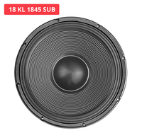 Subwoofer Profesional Sweton KL1845 de 18 Pulgadas, 3600 W de Potencia Programable, Graves Profundos de 36 Hz, Bobina de Voz de 4.5 Pulgadas, 8 Ohmios, Verificado por Klippel, Cobre