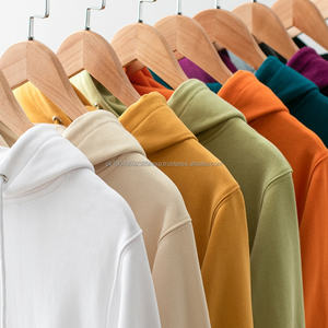 Sweat à capuche unisexe en coton épais avec logo brodé personnalisé pour hommes - Product Image 1