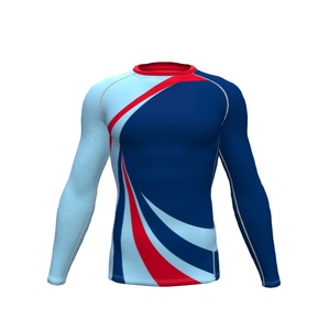 Gym Training Rash Guard for Men Running Tops Full Sleeve Breathable Customizable OEM Service Wholesale MMA Martial Arts Fitness - Product Image 6