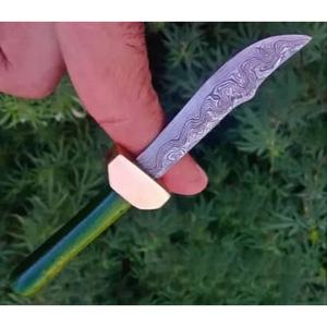 Cuchillo de Chef Personalizado Hecho a Mano Jexmoo DIY OEM con Acero de Damasco, Cuchillo de Cocina en Miniatura con Mango Elegante, Ideal para Regalo - Product Image 6