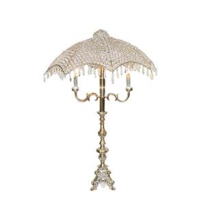 Support de bougie en cristal doré pour centre de table de mariage, candélabre en métal pour décoration de la maison, supports de bougies faits à la main - Product Image 5