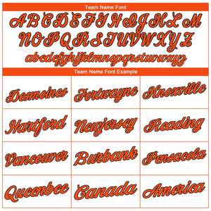 Custom Baseball Jersey White Orange Print Teamname 00 Personalized Name Number Crew Neck Short Sleeve Unisex Adult Regular Fit - Product Image 6