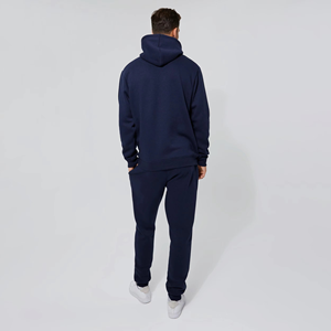 Custom Men's 100% Cotton <b>Hip</b> Hop Fleece Breathable Pullover Sports Tracksuit Regular Fit Color Block Joggers Hooded Winter Bulk - Product Image 2