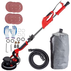 Levigatrice Elettrica Pieghevole per Cartongesso 850W con Manico Telescopico, Velocità Variabile 800-1750 RPM, Dischi Abrasivi per Cartongesso e Lastre di Gesso - Product Image 1