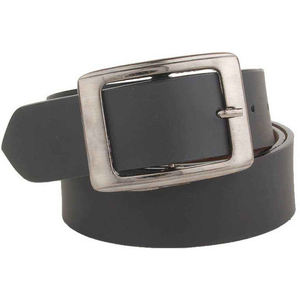 Cinturón de Cuero Vacuno Casual para Hombre de la Mejor Calidad, Hebilla de Acero (Diseño de Letras), Alta Resistencia, Duradero y a la Moda - Product Image 1