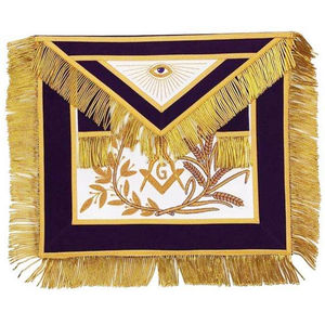 Badges personnalisés de haute qualité, tabliers maçonniques brodés à la main, broderie dorée, tabliers maçonniques personnalisés - Product Image 4