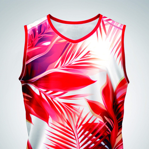 Custom Men's Breathable Quick Dry Tank Top Knitted Mesh Design for <b>Running</b> All Printing Casual Dye Sublimation Men's Tank Tops - Product Image 2