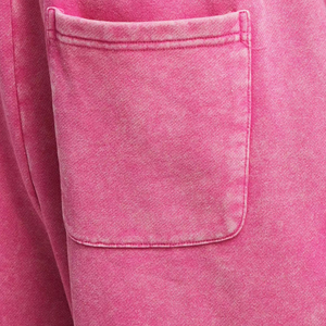 Shorts para mujer, transpirables, casuales, para gimnasio, con lavado ácido, precio personalizado, logotipo personalizado, nueva moda, denim lavado - Product Image 4