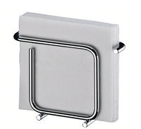 Porte-serviettes vintage en métal, support doré pour mouchoirs, organiseur de bureau pour la maison et le bureau