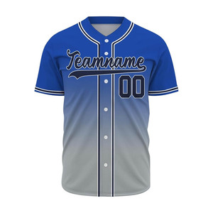 Camiseta deportiva de béisbol con botones, sublimada, para equipo, para actividades al aire libre. - Product Image 2