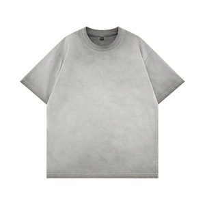 T-shirt unisexe en coton, coupe oversize et carrée, épaules tombantes, manches courtes, décontracté, style streetwear - Product Image 5