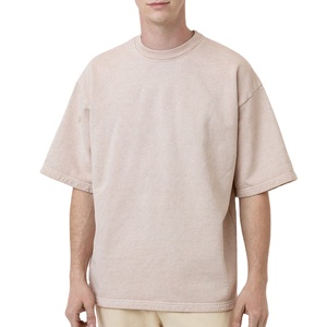 เสื้อยืดผู้ชายคอตตอน 100% แบบขายส่ง ออกแบบโลโก้ได้ตามต้องการ คุณภาพสูง ทรงโอเวอร์ไซส์ สวมใส่สบาย ไหล่ตก แห้งเร็ว ระบายอากาศได้ดี - Product Image 2