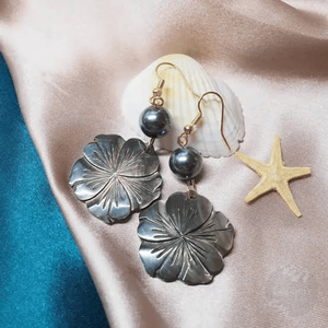 Pendientes Colgantes Vintage Vietchoice con Perlas Blancas Florales AAAA, Chapados en Oro, Catolicismo, 16cm, para Mujer, Regalo, Fiesta - Product Image 2