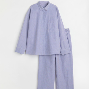 Meilleure Vente : Ensemble de Nuit Personnalisé pour Femme – Pyjama d'Été en Soie/Coton, Motif Uni, Haute Qualité, Confortable - Product Image 5