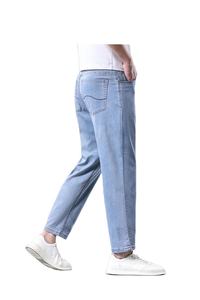 Pantalones vaqueros de verano para hombre, lavados al ácido, holgados, rectos, de mezclilla, con la mejor tela, cómodos, informales, a buen precio. - Product Image 2
