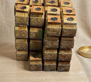 Nouveau Porte-encens en bois de santal écologique, diffuseur d'aromathérapie enroulé de corde, boîte de rangement, présentoir de bureau - Product Image 3