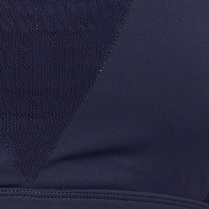 Sujetador deportivo gris para mujer con espalda cruzada, cuello redondo, alta sujeción, para yoga, transpirable y de ajuste perfecto - Product Image 5
