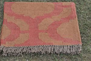 Tapis Kilim en jute tissé à la main, fibre naturelle, réversible, pliable, décoratif pour la maison et l'hôtel, prix usine. - Product Image 2
