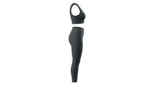 Nouvelle Collection Tendance : Ensembles de Yoga Respirants Taille Mi-Haute pour Femmes – Tenues de Sport Personnalisées en Spandex/Polyester Sans Coutures, Réversibles et Unies - Product Image 4