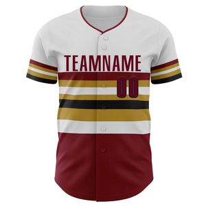 Maillot de baseball unisexe à manches courtes, boutonné sur le devant, imprimé par sublimation, respirant, anti-humidité, en polyester, avec nom d'équipe, pour adulte, athlétique - Product Image 1