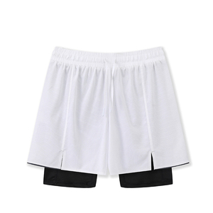 Pantalones Cortos Deportivos para Hombre 2 en 1, Ligeros, de Secado Rápido, Transpirables, para Fitness, Atletismo, Entrenamiento, Maratón - Product Image 2