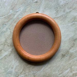 Cadre photo rond en bois pour décoration murale de salon et chambre, cadre photo de haute qualité fait main, minimaliste - Product Image 5