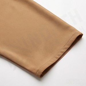 Abaya Recta Sólida para Mujer de Alta Demanda, Ropa Islámica Modesta, Tela Suave y Cómoda, Compradores Mayoristas, Color Personalizado de Fábrica - Product Image 5