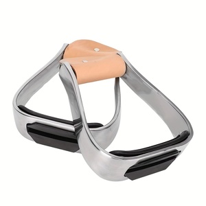 Étriers de cheval Premium SPALL JP SPORTS en aluminium et acier inoxydable, taille personnalisée, confortables, légers, durables, avec surface antidérapante - Product Image 1
