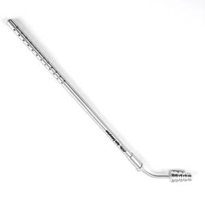 Tube d'aspiration Poole de haute qualité, incurvé, instrument chirurgical abdominal d'aspiration manuel, en acier inoxydable - Product Image 3