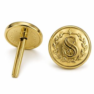 Alloy Metal Two Prong Jeans <b>Button</b> with Custom Brand Logo for Heavy Duty Denim Apparel - Product Image 3