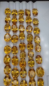 Amethyst Oval Cut Loose Natural Golden Yellow Gemstone Lot Faceted <b>Stones</b> Ring Pendant Jewelry Making Wholesale Supplier Color - Product Image 2