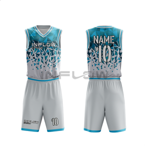 Ensemble Maillot et Short de Basketball Rétro Sublimé Réversible pour Enfants et Hommes – Vente en Gros - Product Image 5