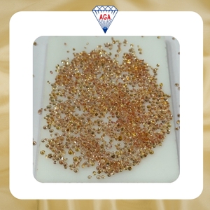 ไพลินสีน้ำตาลเหลืองธรรมชาติคุณภาพเยี่ยม รูปทรงกลมเจียระไนแบบเพชร ขนาด 2 มม. แบบหลวม ปรับขนาดได้ ผลิตในประเทศไทย เกรด AAAA เครื่องประดับอัญมณีชั้นดี - Product Image 2