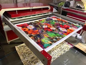 Presse à chaud automatique double station 40 x 60 pouces, nouvelle machine de transfert par sublimation pour vêtements, 220V, pour tissus non tissés et surjetage - Product Image 1