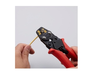 เครื่องมือจีบปลายสายและปลอกหุ้มสาย Lobtex Lobster รุ่นอุตสาหกรรม ด้ามจับเหล็กเคลือบเรซิน ยี่ห้อดังจากญี่ปุ่น รุ่น AK1MA2 - Product Image 5