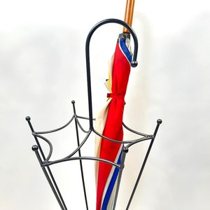 Porte-parapluie, support pour cannes en métal, style scandinave du milieu du siècle, rangement pour entrée - Product Image 4
