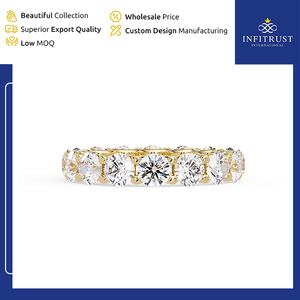 Excellent VVS Clarity DEF Color Handcrafted 925 Sterling <b>Silver</b> <b>Solitaire</b> Diamond <b>Rings</b> from Leading India Origin Manufacturer - Product Image 3