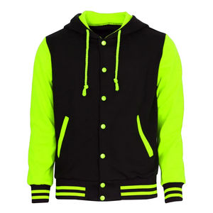 Veste universitaire d'hiver unisexe personnalisée avec logo brodé, 100 % laine, coupe-vent et respirante, pour hommes - Product Image 3